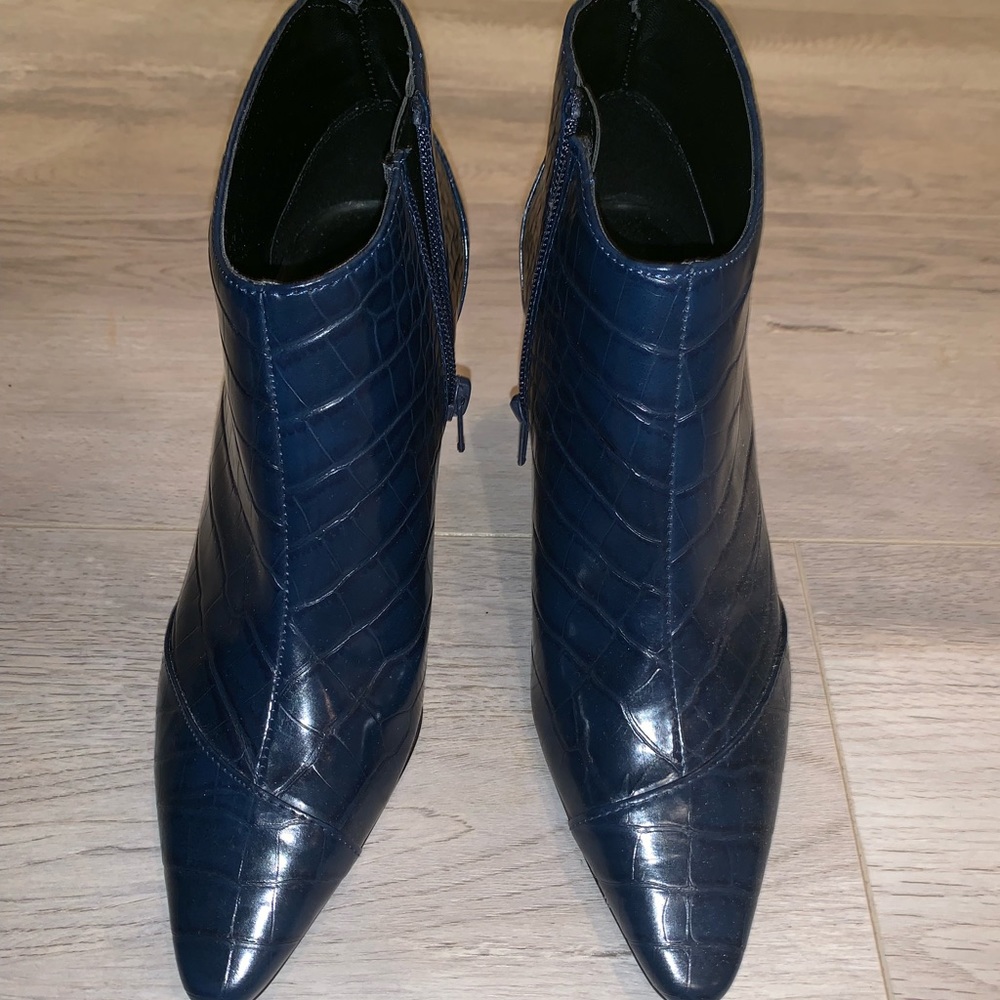 Zara Blue Boots Size 36